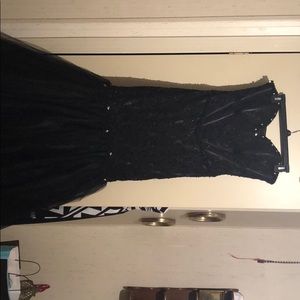 Prom- strapless black dress Worn once
